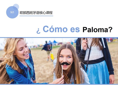 Paloma是个怎么样的人？/动词estar/动词estar和ser的用法对比